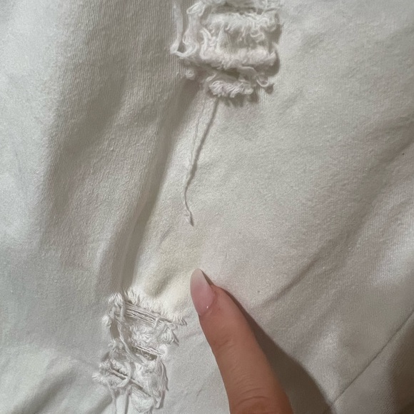 Flare White Ruffled Pants - Picture 6 of 6